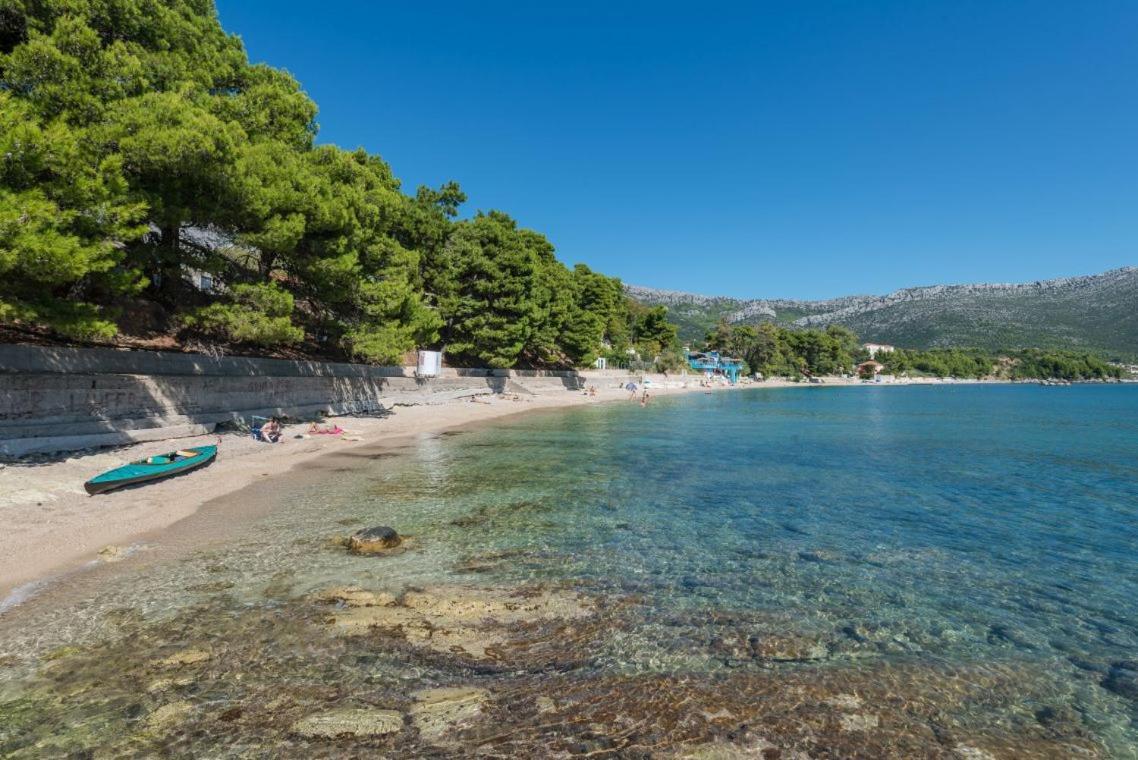 Luxury Beachfront Villa Mare With Private Pool At The Beach Orebic - Peljesac Kültér fotó