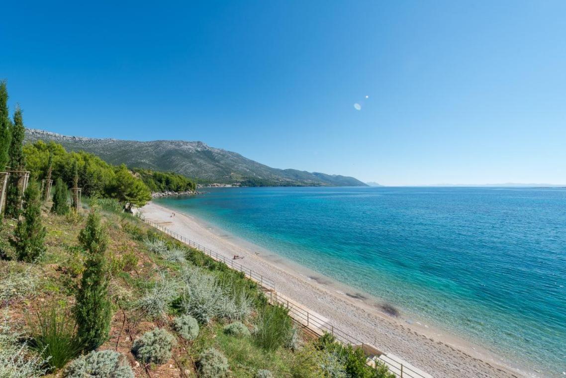 Luxury Beachfront Villa Mare With Private Pool At The Beach Orebic - Peljesac Kültér fotó