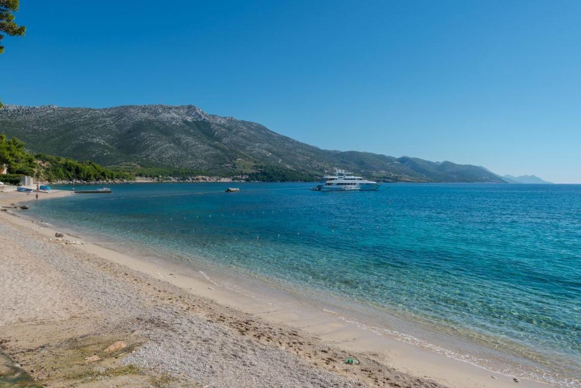 Luxury Beachfront Villa Mare With Private Pool At The Beach Orebic - Peljesac Kültér fotó